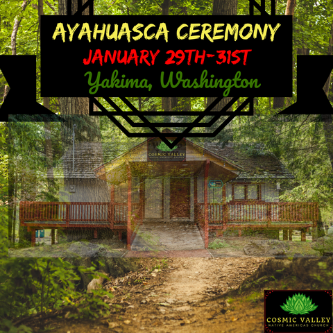Yakima, WA: US Ayahuasca Ceremony January 29th-31st 2024