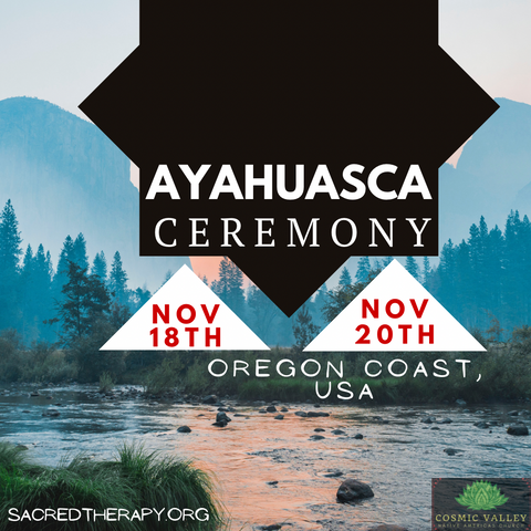Oregon Coast, US: Ayahuasca Ceremony November 18th-20th 2022