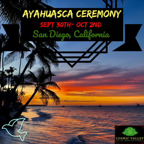 San Diego, CA: US Ayahuasca Ceremony September 30th-October 2nd 2022