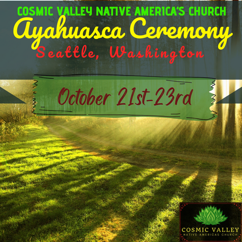 Seattle, WA: US Ayahuasca Ceremony October 21st-23rd 2022