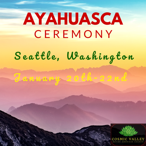 Seattle, WA: US Ayahuasca Ceremony January 20th-22nd 2020 ($499 Full Donation)