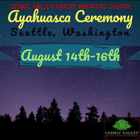 Seattle, WA: US Ayahuasca Ceremony August 14th-16th 2020