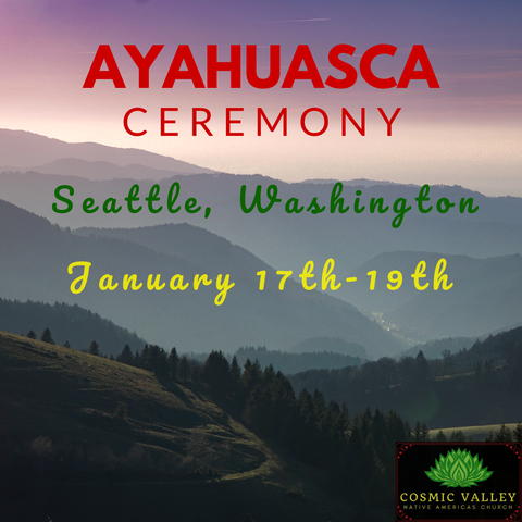 Seattle, WA: US Ayahuasca Ceremony January 17th-19th 2020 ($499 Full Donation)