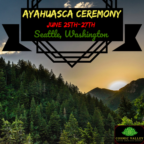 Seattle, WA: US Ayahuasca Ceremony June 25th-27th 2021