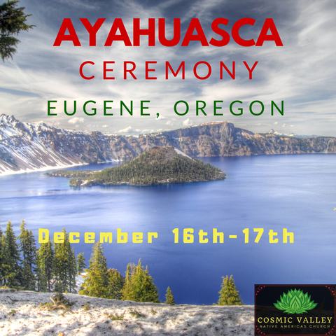 Eugene, OR: US Ayahuasca Ceremony December 16th-18th