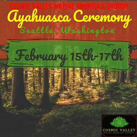 (FULL) Seattle, WA: US Ayahuasca Ceremony February 15th-17th 2021