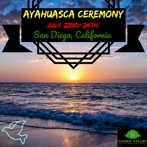 San Diego, CA: US Ayahuasca Ceremony July 22nd-24th 2022