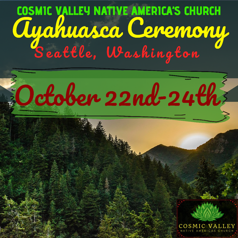 Seattle, WA: US Ayahuasca Ceremony October 22nd-24th 2021